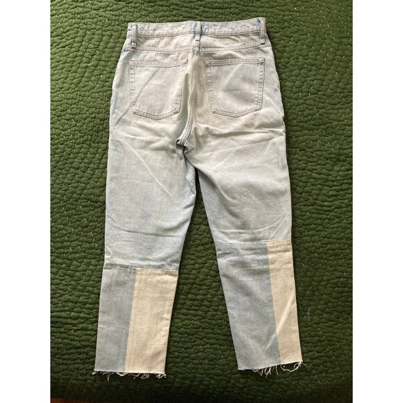 Everlane 90s Cheeky Patchwork Jeans size 27 NWOT - Picture 3 of 4